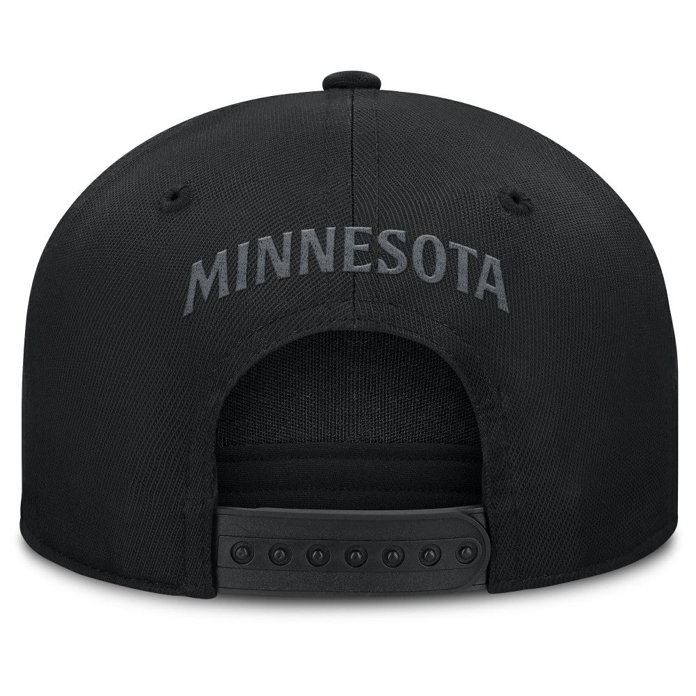 Minnesota Twins Platoon Adjustable Hat - Black