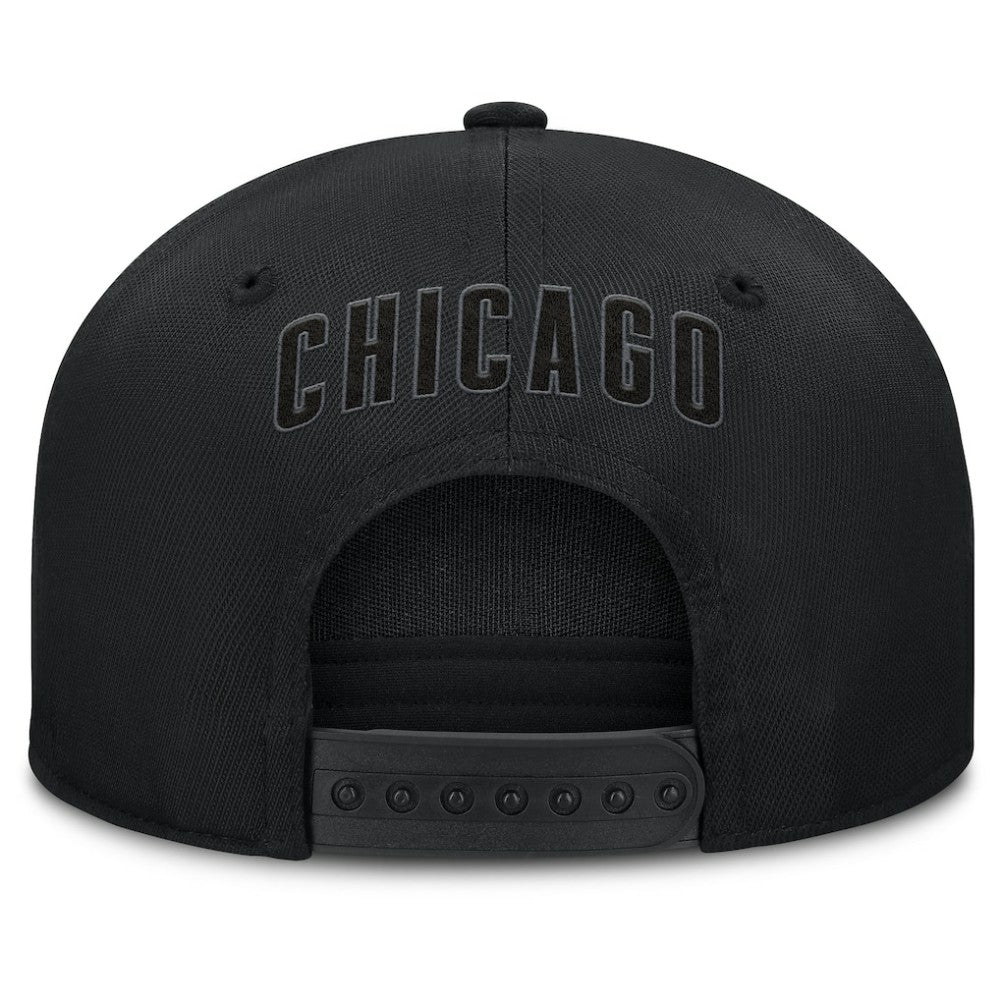 Chicago Cubs Platoon Snapback Hat - Black
