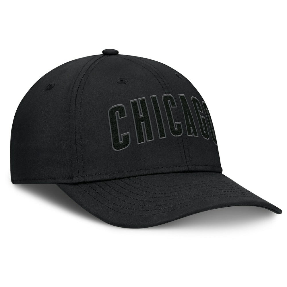 Chicago Cubs Overpower Flex Hat - Black