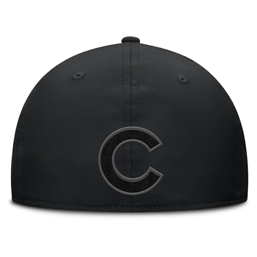 Chicago Cubs Overpower Flex Hat - Black