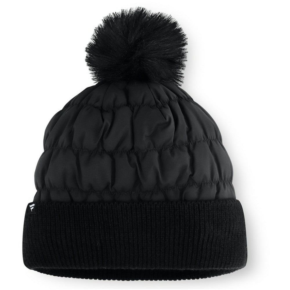 Colorado Rockies Nightcap Cuffed Knit Hat with Pom - Black