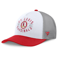 St. Louis Cardinals Designated A-Frame Foam Front Trucker Adjustable Hat - White/Red