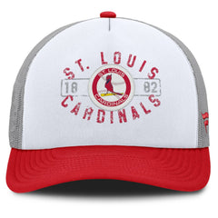 St. Louis Cardinals Designated A-Frame Foam Front Trucker Adjustable Hat - White/Red