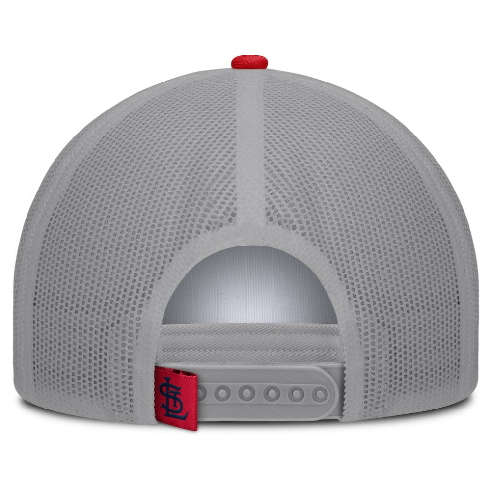 St. Louis Cardinals Designated A-Frame Foam Front Trucker Adjustable Hat - White/Red