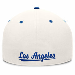 Los Angeles Dodgers Unit Fitted Hat - Cream/Royal