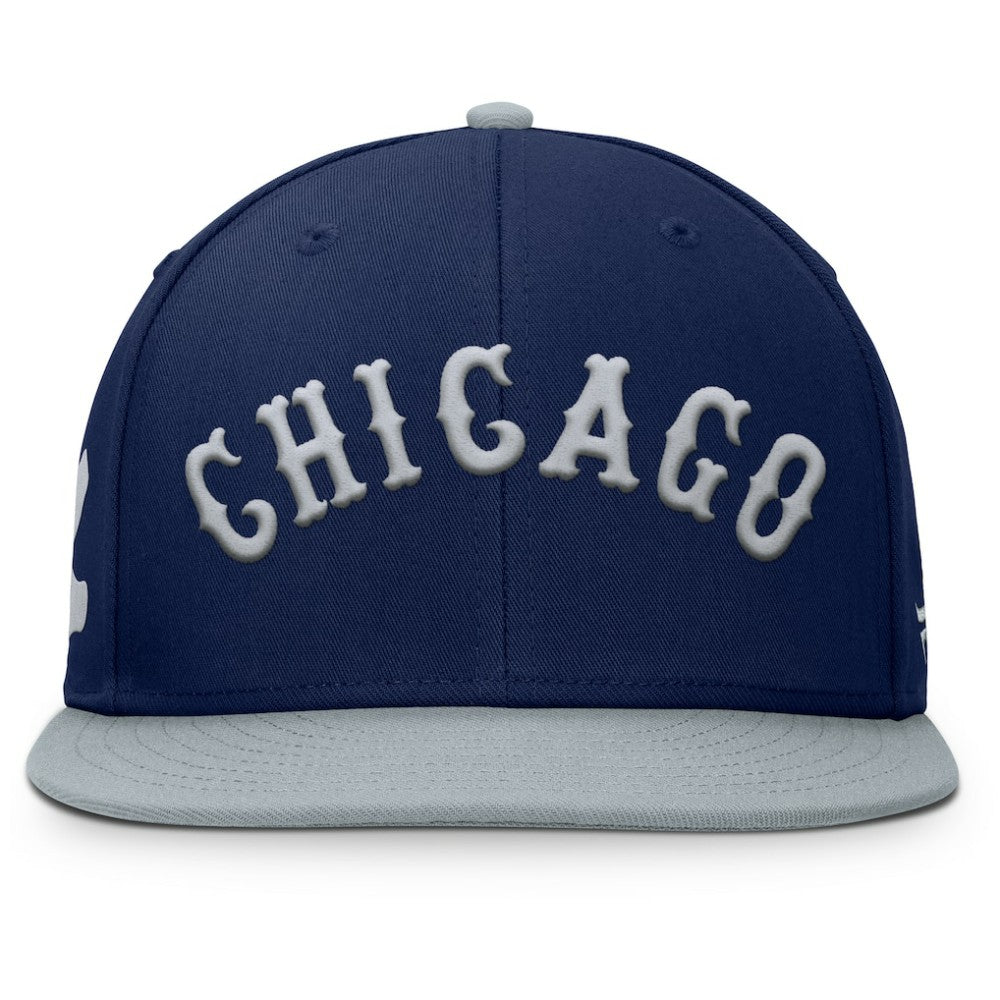 Chicago White Sox Yard Fitted Hat - Navy/Gray