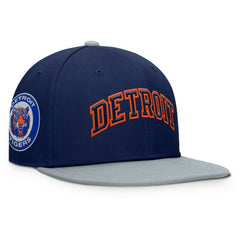 Detroit Tigers Yard Fitted Hat - Navy/Gray