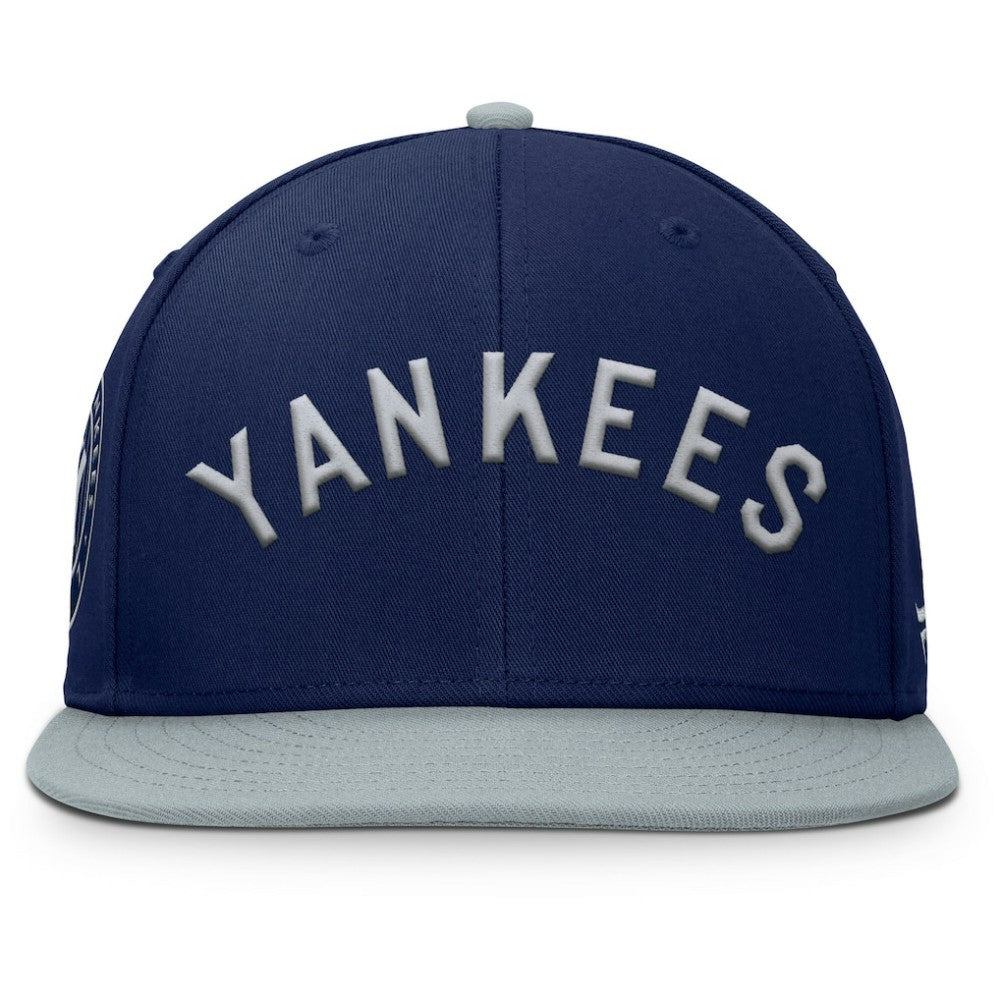 New York Yankees Yard Fitted Hat - Navy/Gray