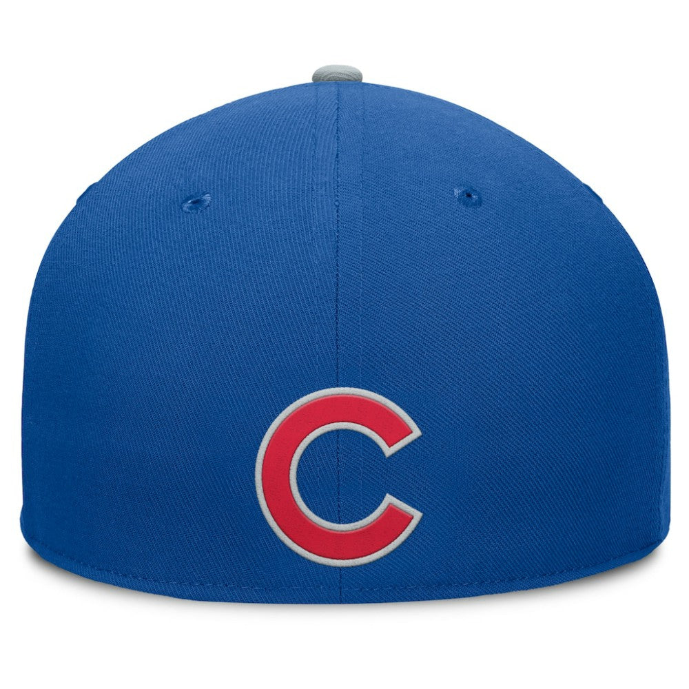 Chicago Cubs Yard Fitted Hat - Royal/Gray