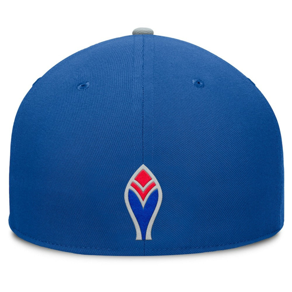 Atlanta Braves Yard Fitted Hat - Royal/Gray