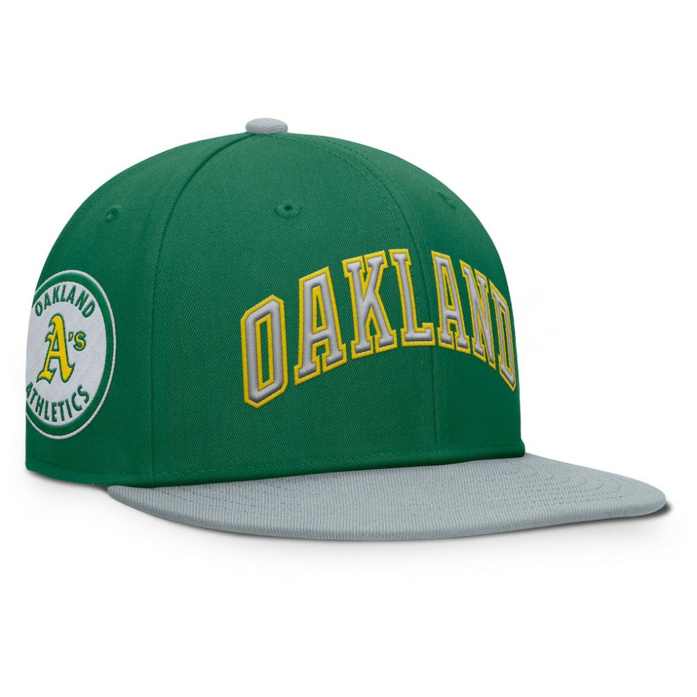 Athletics Yard Fitted Hat - Green/Gray