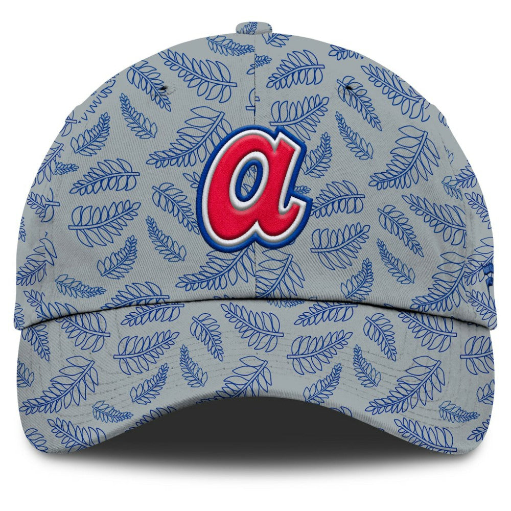 Atlanta Braves Women's Cooperstown Collection Shift Adjustable Hat - Gray