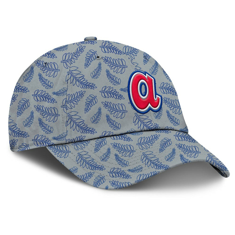 Atlanta Braves Women's Cooperstown Collection Shift Adjustable Hat - Gray