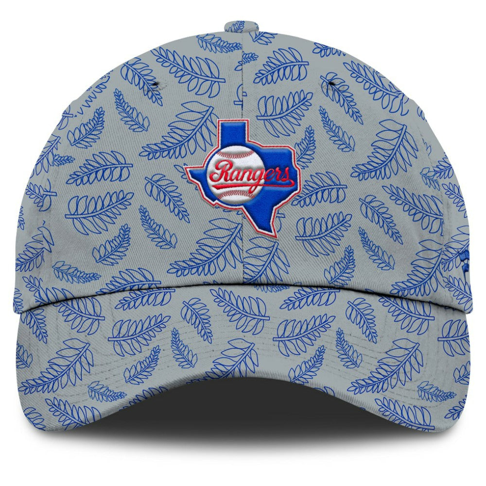 Texas Rangers Women's Cooperstown Collection Shift Adjustable Hat - Gray