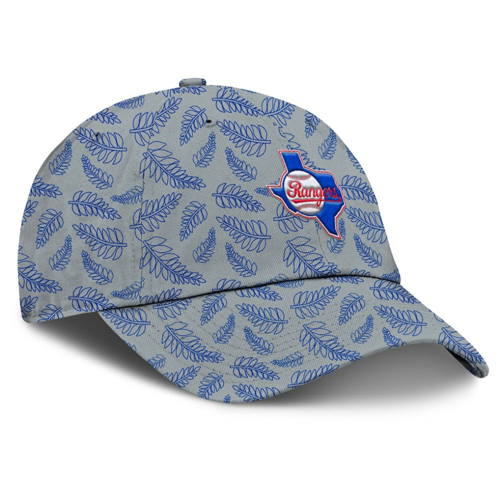 Texas Rangers Women's Cooperstown Collection Shift Adjustable Hat - Gray