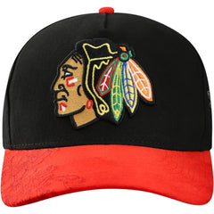 Chicago Blackhawks Mitchell & Ness May Flowers Pro Crown Adjustable Hat