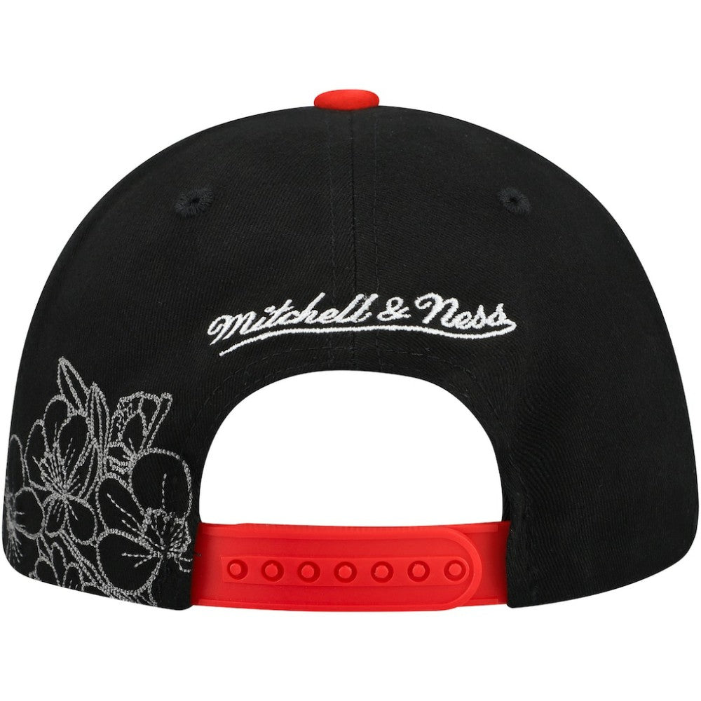 Chicago Blackhawks Mitchell & Ness May Flowers Pro Crown Adjustable Hat