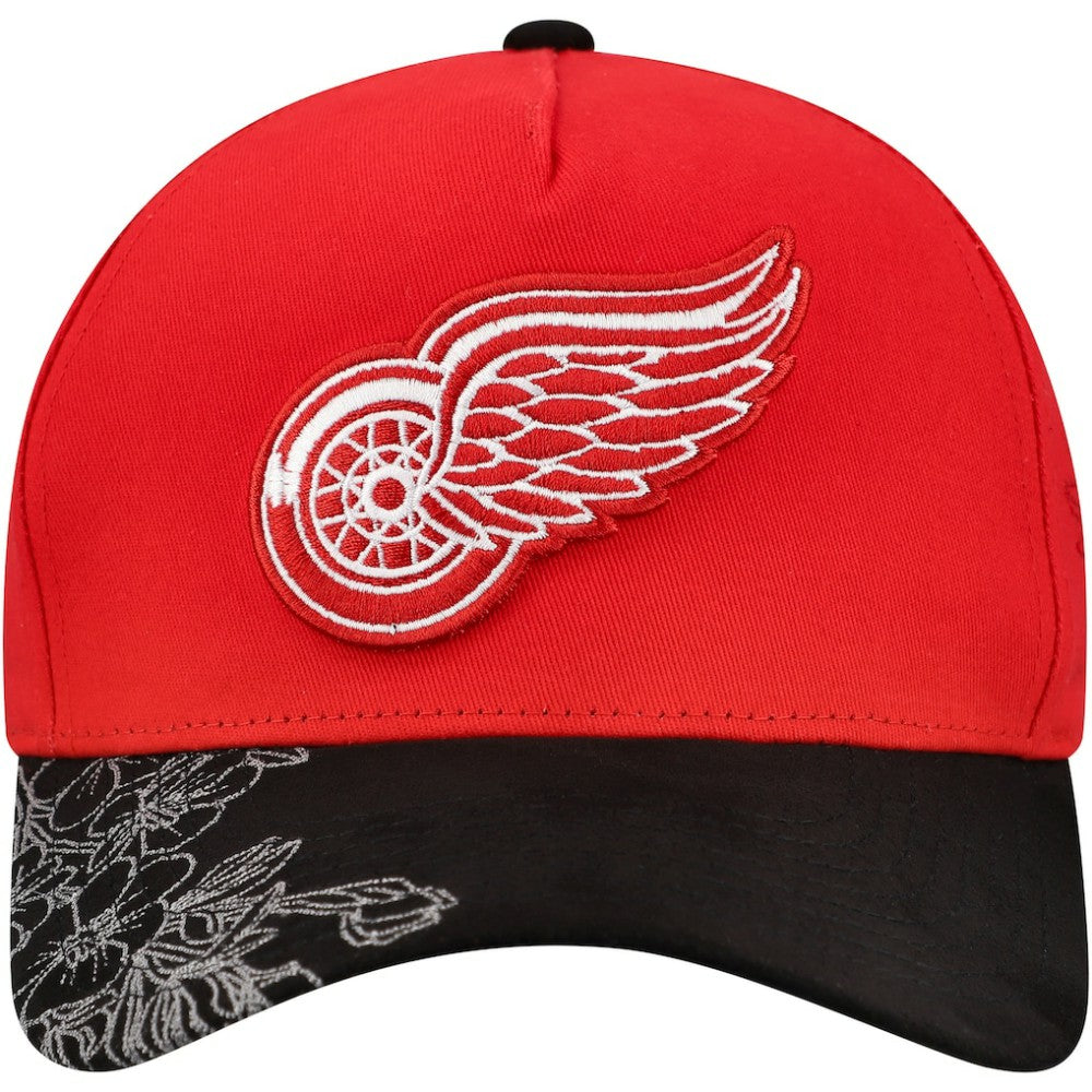 Detroit Red Wings Mitchell & Ness May Flowers Pro Crown Adjustable Hat