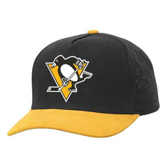 Pittsburgh Penguins Mitchell & Ness May Flowers Pro Crown Adjustable Hat