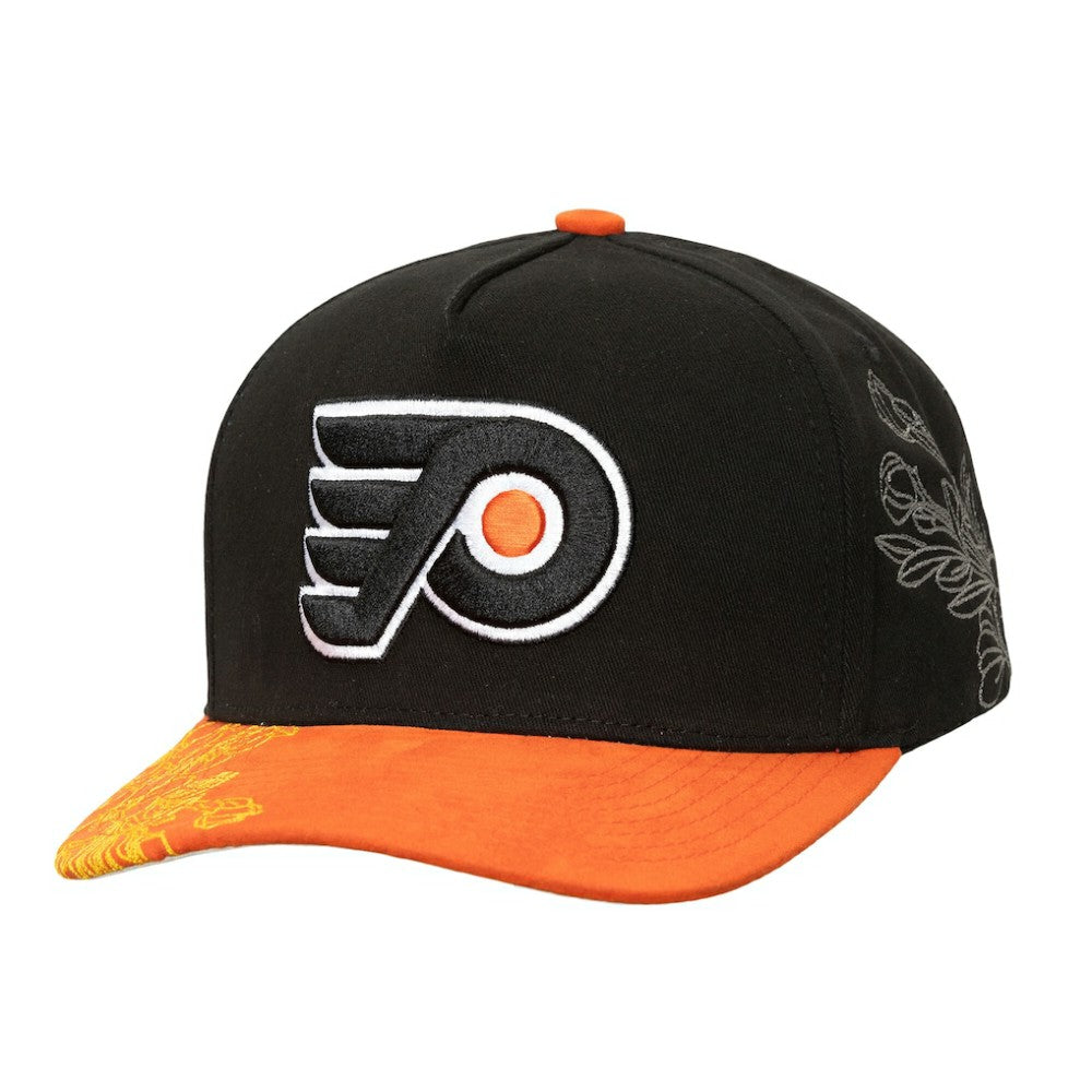Philadelphia Flyers Mitchell & Ness May Flowers Pro Crown Adjustable Hat