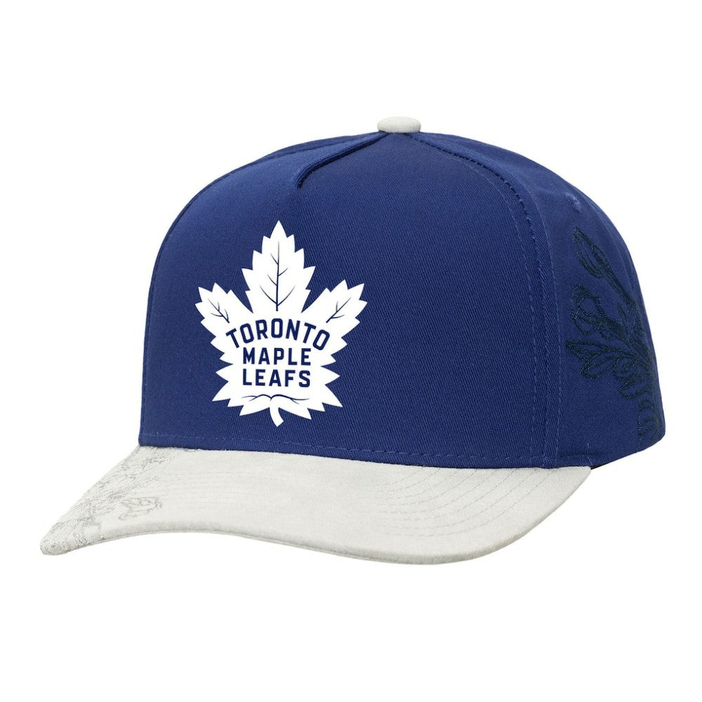 Toronto Maple Leafs Mitchell & Ness May Flowers Pro Crown Adjustable Hat