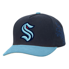 Seattle Kraken Mitchell & Ness May Flowers Pro Crown Adjustable Hat
