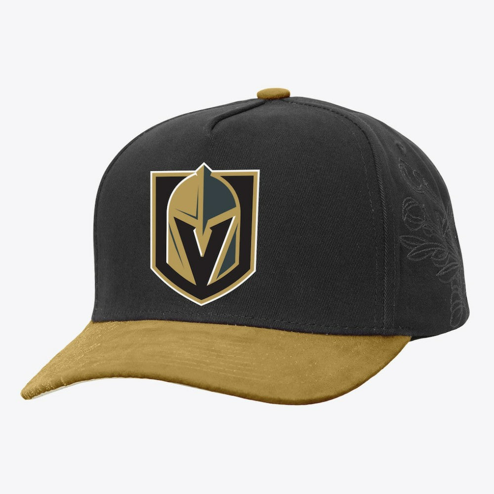 Vegas Golden Knights Mitchell & Ness May Flowers Pro Crown Adjustable Hat
