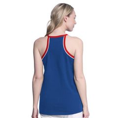 Texas Rangers G-III 4Her by Carl Banks Women's Curveball Racerback Tank Top - Royal