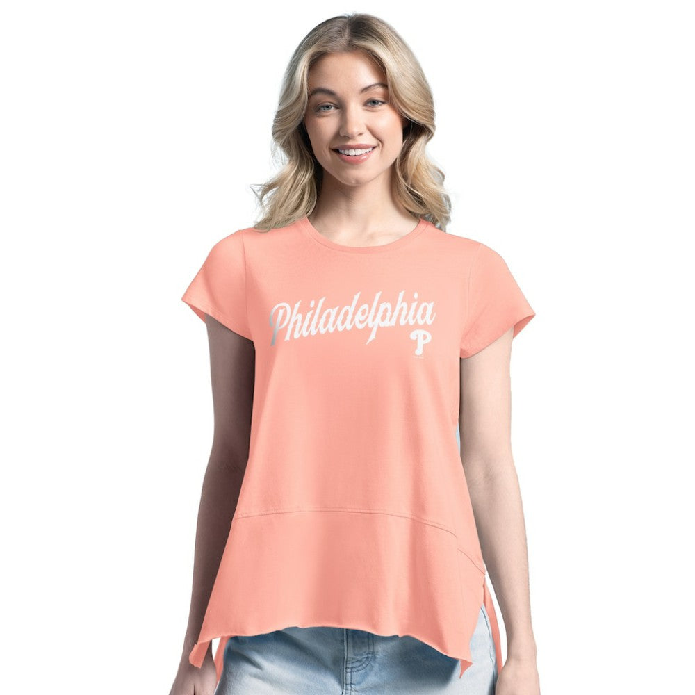 Philadelphia Phillies Margaritaville Women's Gametime is Paradise T-Shirt - Orange