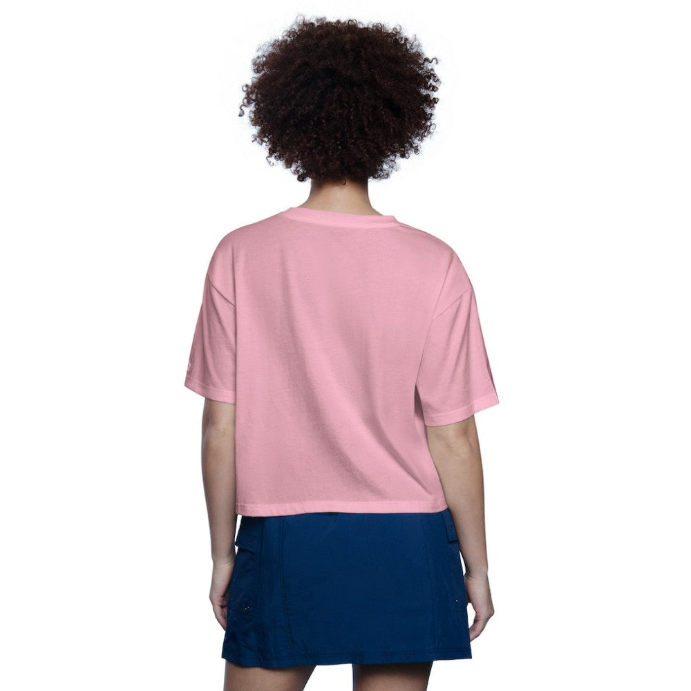 San Francisco Giants Starter Women's Play the Ball Boxy Cropped T-Shirt - Pink
