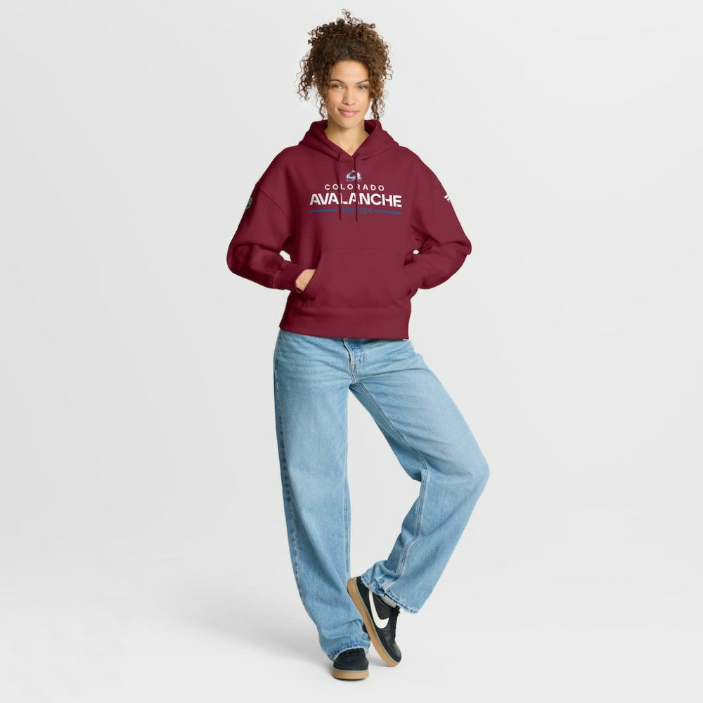 Colorado Avalanche Fanatics Women's Authentic Pro Primary Pullover Hoodie