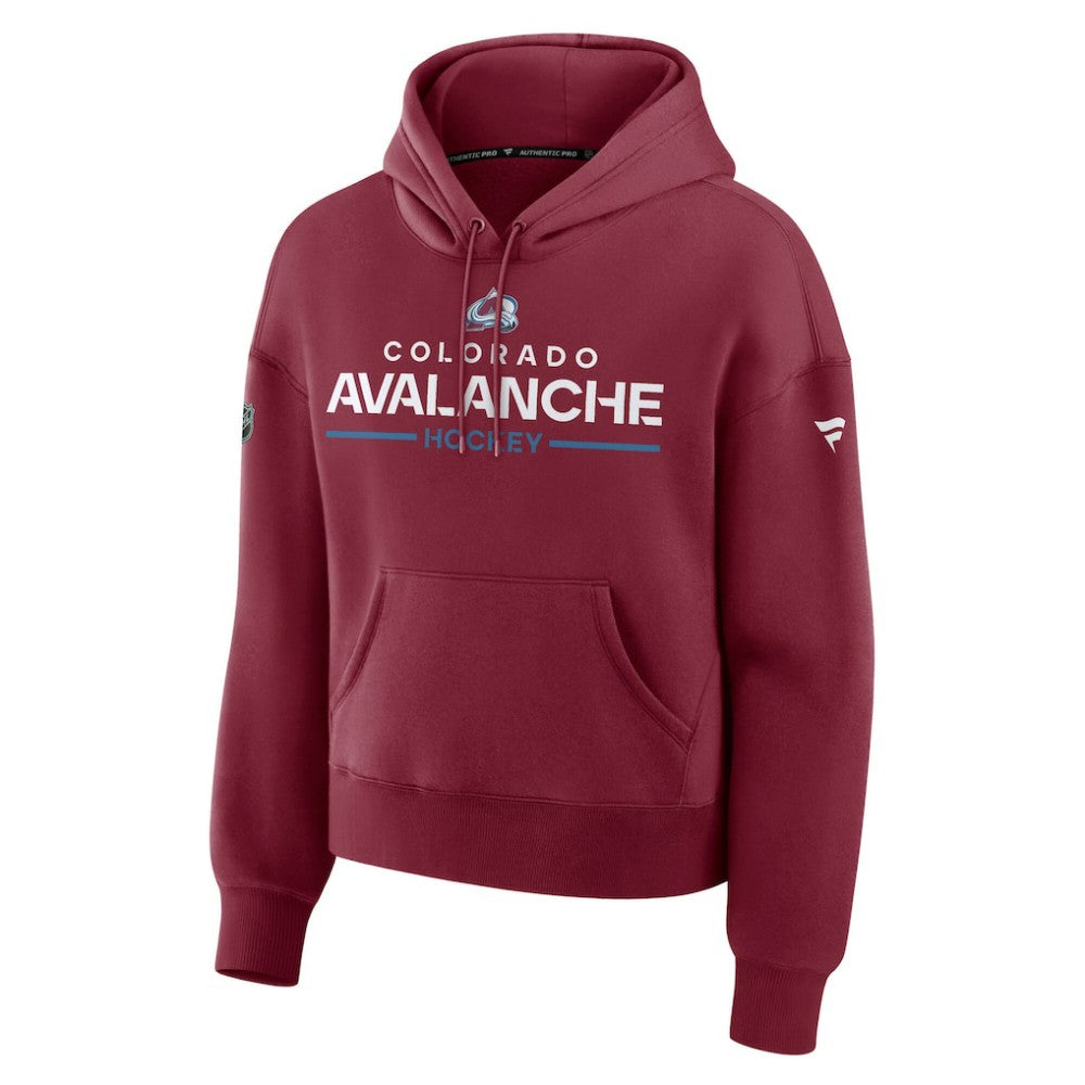 Colorado Avalanche Fanatics Women's Authentic Pro Primary Pullover Hoodie