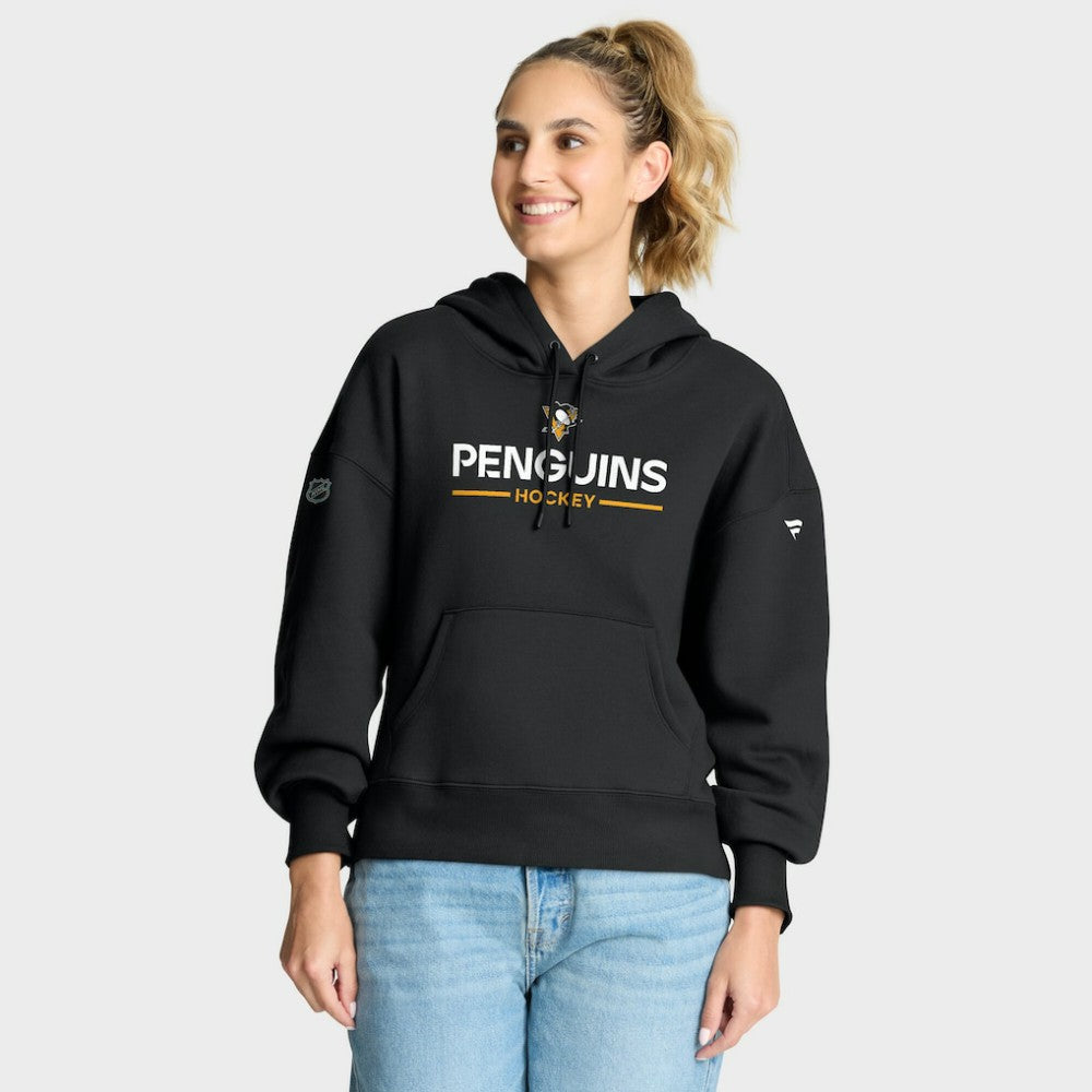 Pittsburgh Penguins Fanatics Women's Authentic Pro Primary Pullover Hoodie