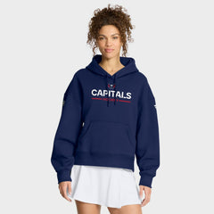 Washington Capitals Fanatics Women's Authentic Pro Primary Pullover Hoodie