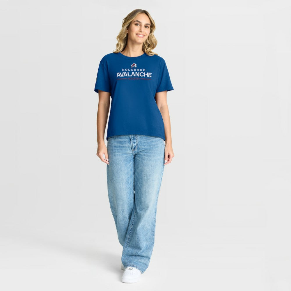 Colorado Avalanche Fanatics Women's Authentic Pro Primary T-Shirt