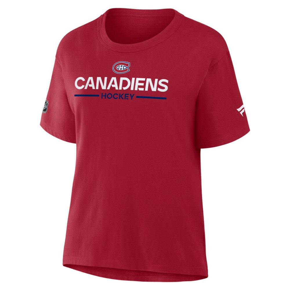 Montreal Canadiens Fanatics Women's Authentic Pro Primary T-Shirt
