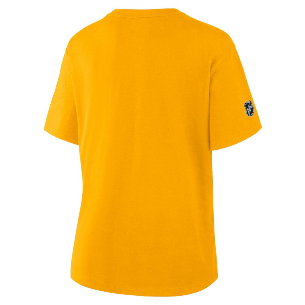 Boston Bruins Fanatics Women's Authentic Pro Primary T-Shirt