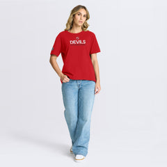 New Jersey Devils Fanatics Women's Authentic Pro Primary T-Shirt
