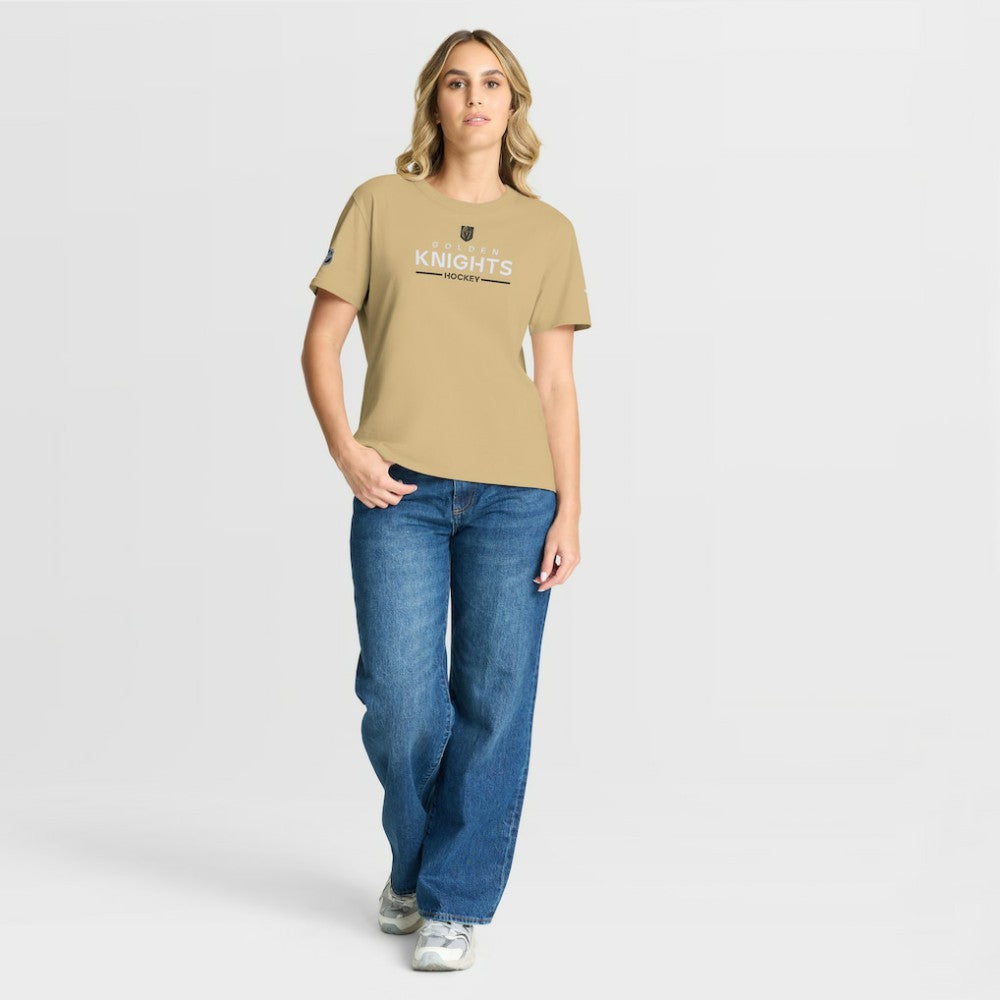 Vegas Golden Knights Fanatics Women's Authentic Pro Primary T-Shirt