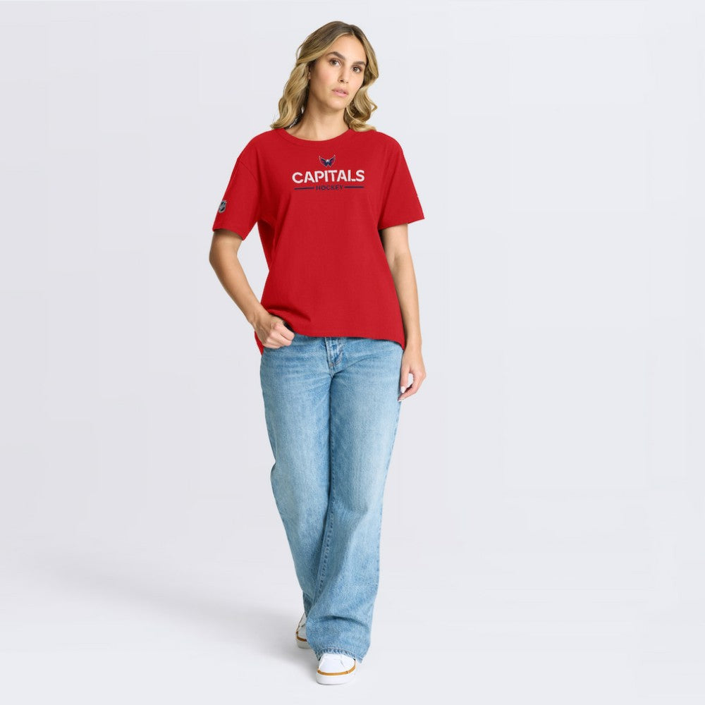 Washington Capitals Fanatics Women's Authentic Pro Primary T-Shirt