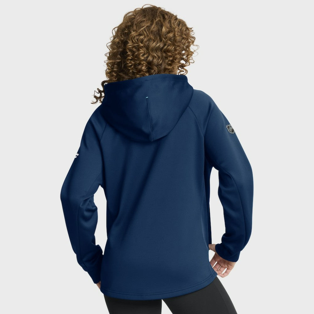 Seattle Kraken Fanatics Women's Authentic Pro Rink Raglan Full-Zip Hoodie