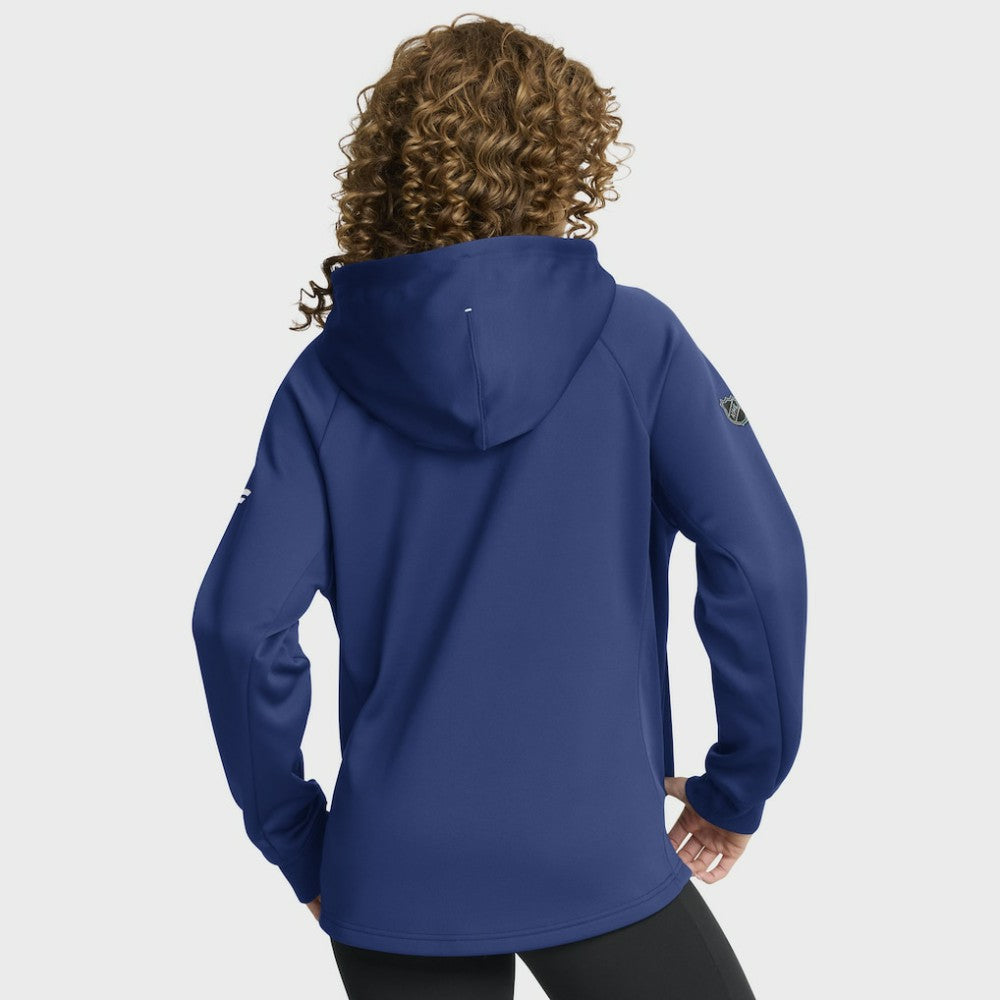 Tampa Bay Lightning Fanatics Women's Authentic Pro Rink Raglan Full-Zip Hoodie