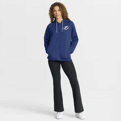 Tampa Bay Lightning Fanatics Women's Authentic Pro Rink Raglan Full-Zip Hoodie
