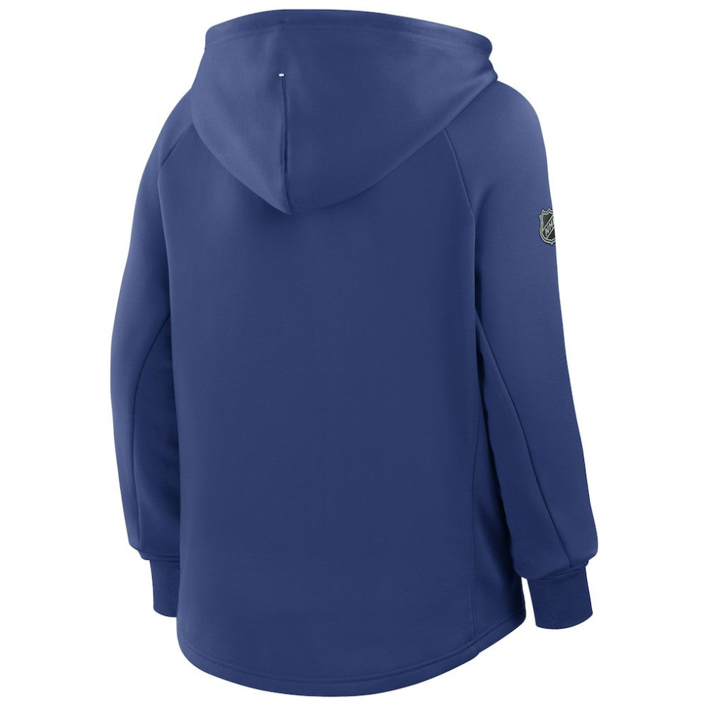 Tampa Bay Lightning Fanatics Women's Authentic Pro Rink Raglan Full-Zip Hoodie