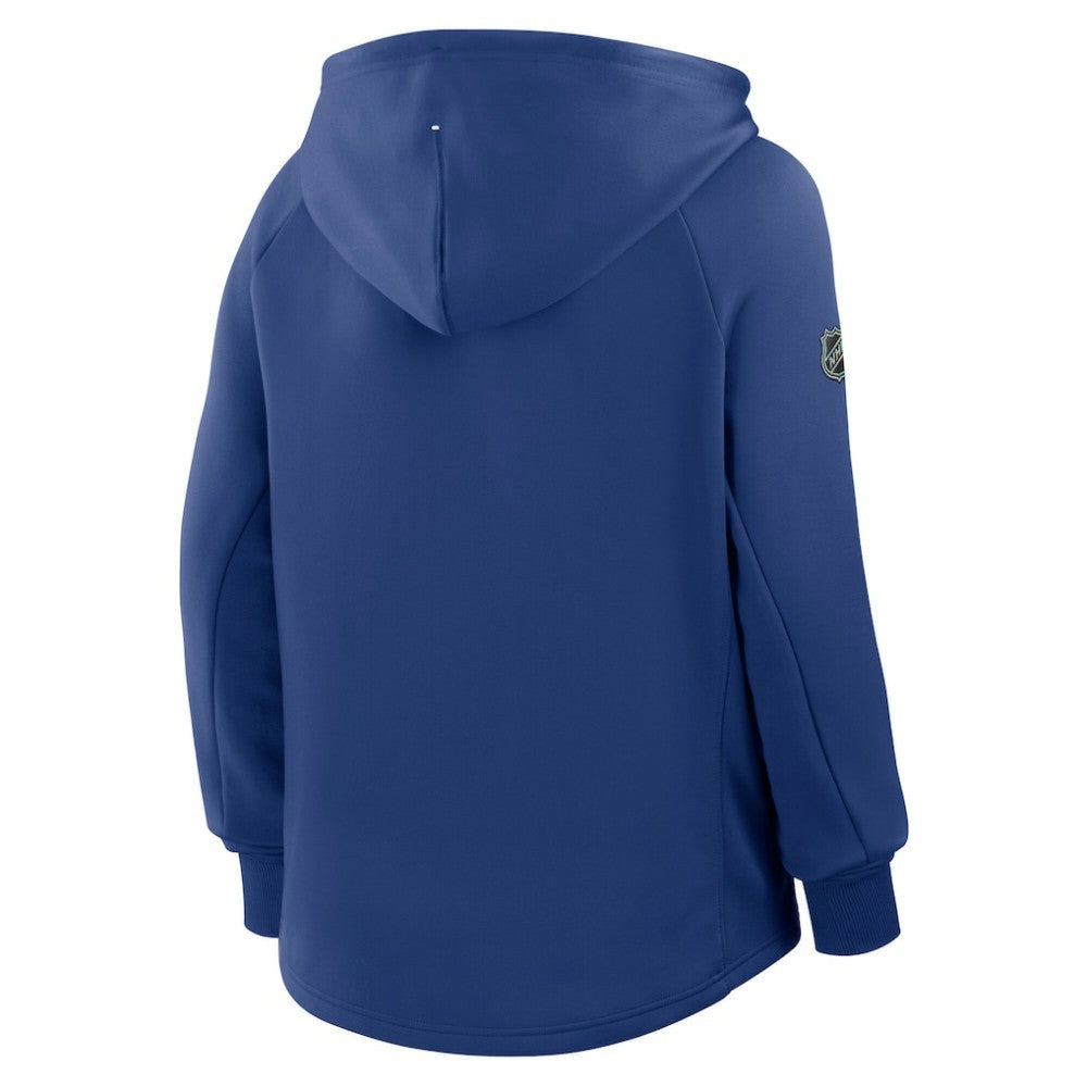 Toronto Maple Leafs Fanatics Women's Authentic Pro Rink Raglan Full-Zip Hoodie