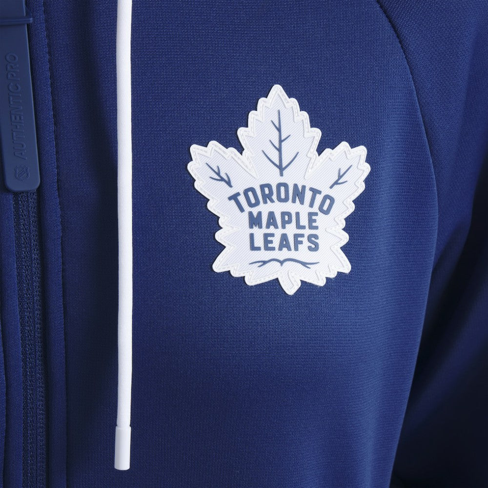 Toronto Maple Leafs Fanatics Women's Authentic Pro Rink Raglan Full-Zip Hoodie