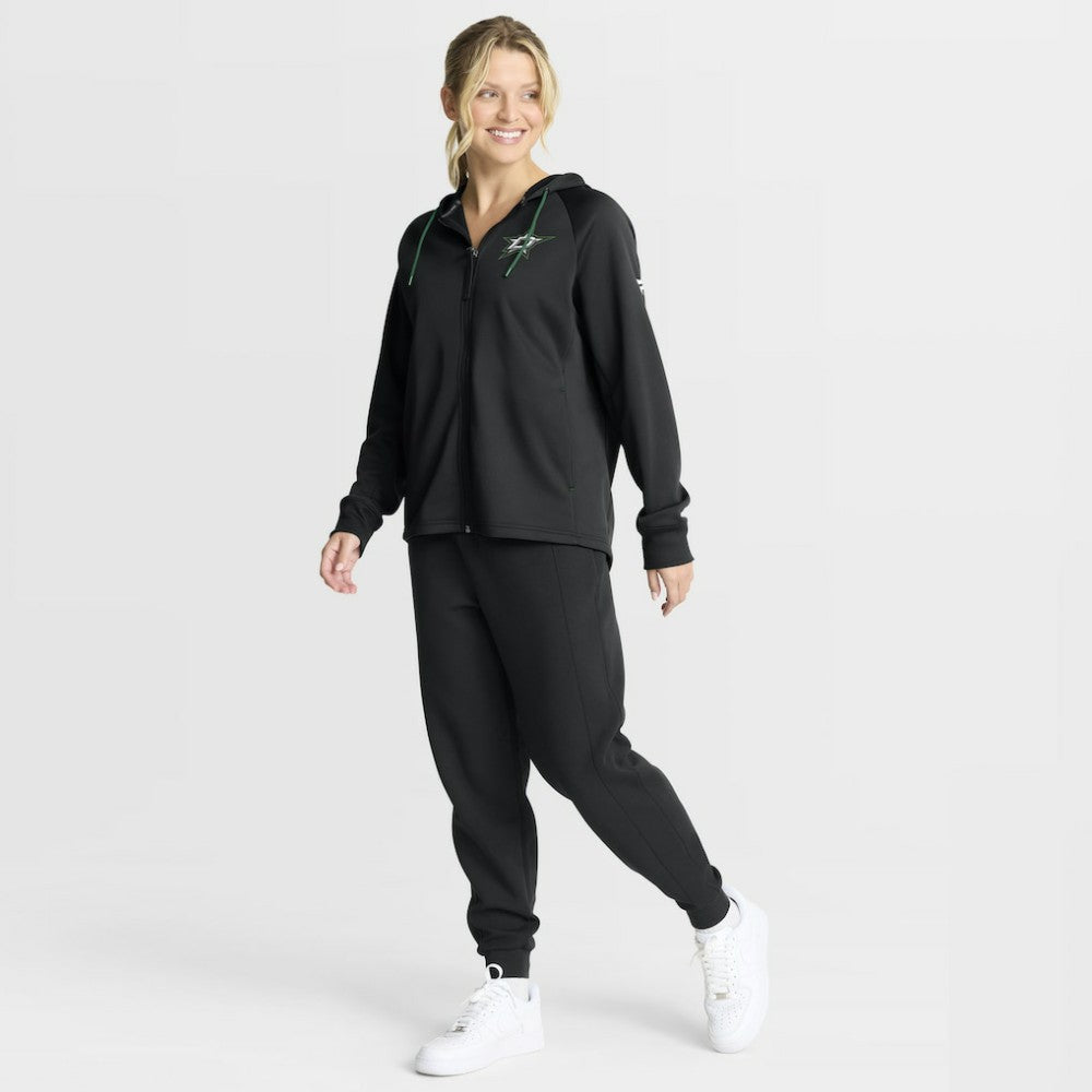 Dallas Stars Fanatics Women's Authentic Pro Rink Raglan Full-Zip Hoodie