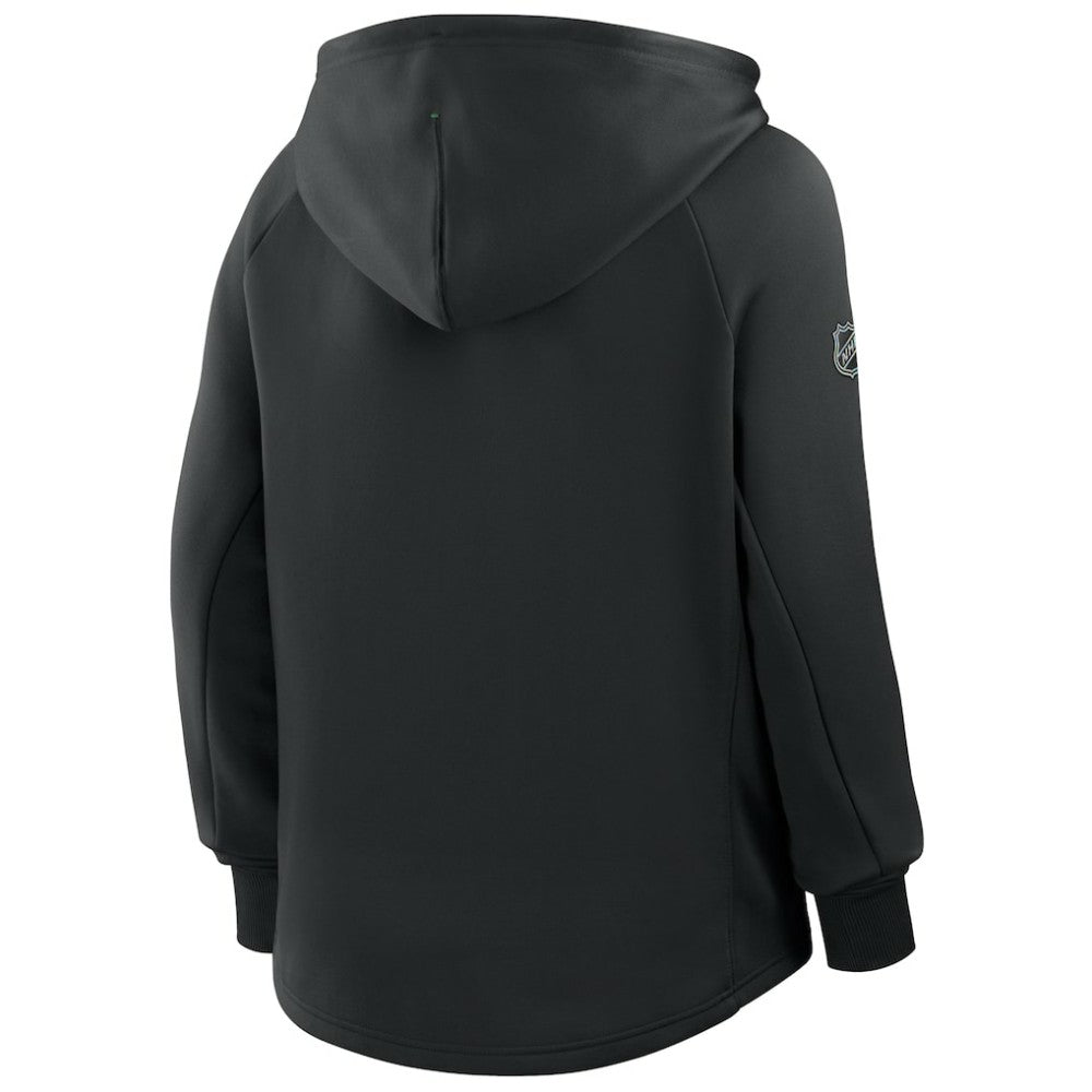 Dallas Stars Fanatics Women's Authentic Pro Rink Raglan Full-Zip Hoodie