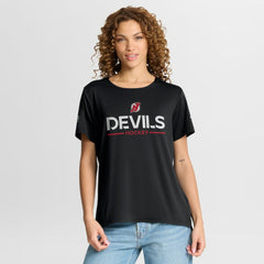 New Jersey Devils Fanatics Women's Authentic Pro Rink Tech T-Shirt