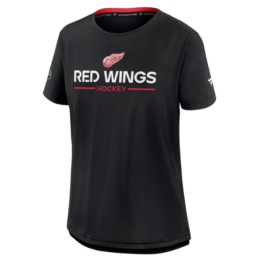Detroit Red Wings Fanatics Women's Authentic Pro Rink Tech T-Shirt